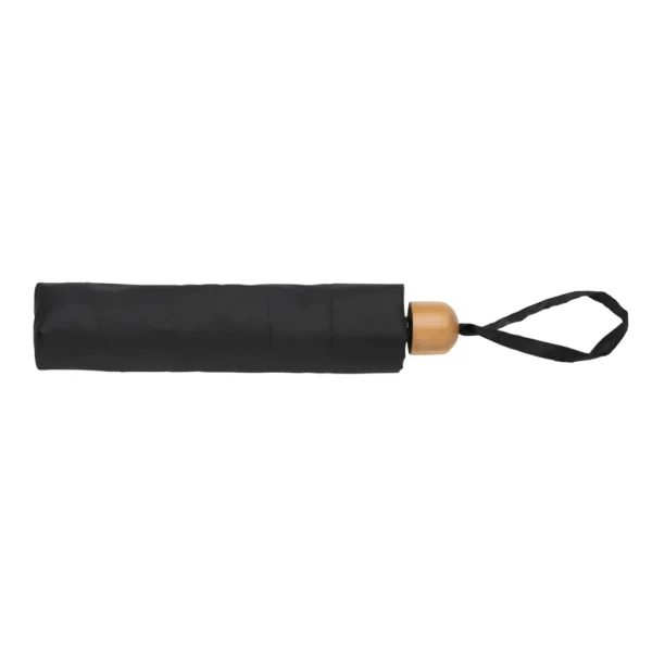 20.5" Impact AWARE RPET 190T pongee bamboe miniparaplu - Afbeelding 3