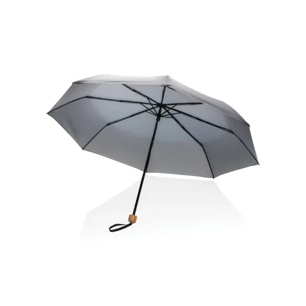 20.5" Impact AWARE RPET 190T pongee bamboe miniparaplu - Afbeelding 7