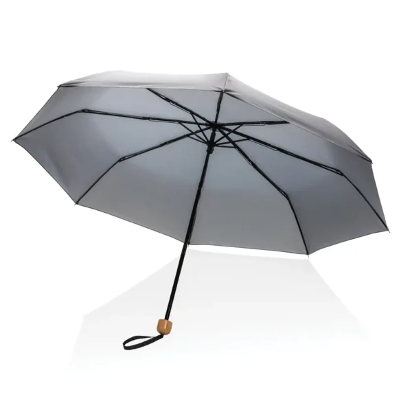 20.5" Impact AWARE RPET 190T pongee bamboe miniparaplu - Afbeelding 10