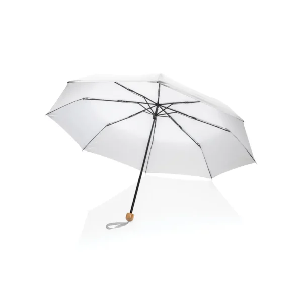 20.5" Impact AWARE RPET 190T pongee bamboe miniparaplu - Afbeelding 13