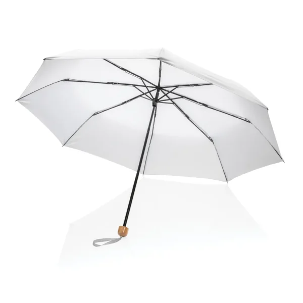 20.5" Impact AWARE RPET 190T pongee bamboe miniparaplu - Afbeelding 16