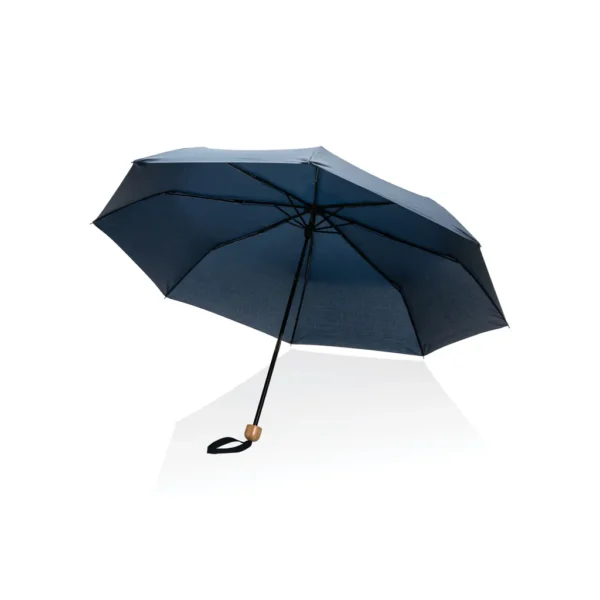 20.5" Impact AWARE RPET 190T pongee bamboe miniparaplu - Afbeelding 19