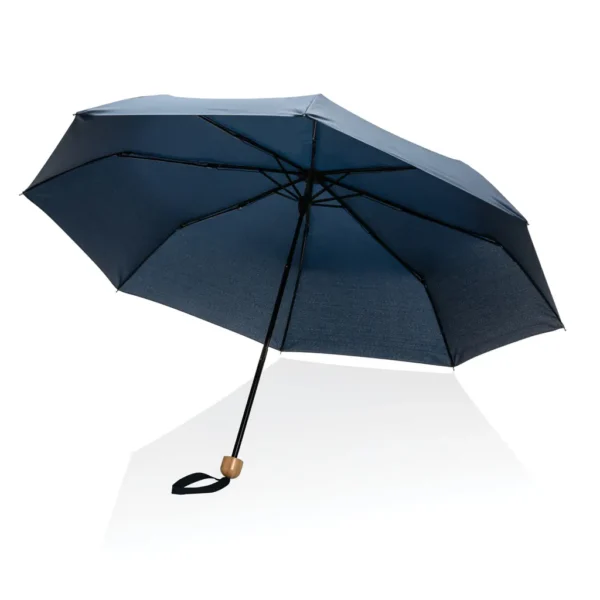 20.5" Impact AWARE RPET 190T pongee bamboe miniparaplu - Afbeelding 22