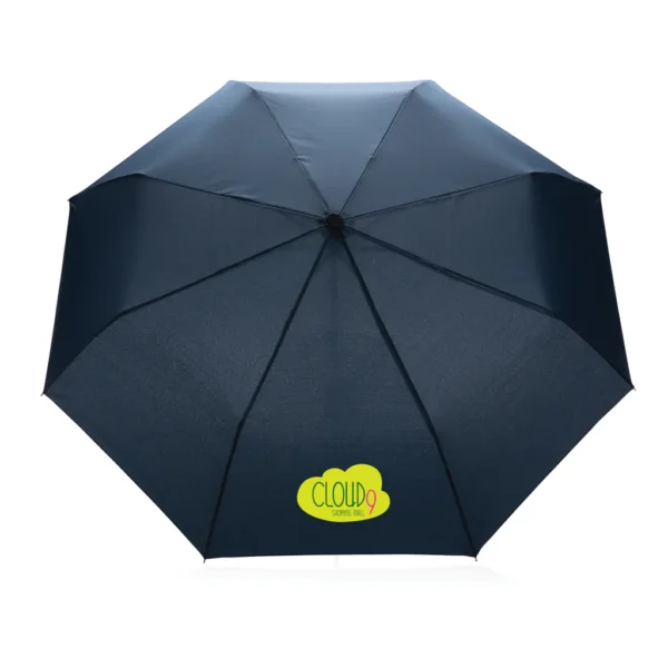 20.5" Impact AWARE RPET 190T pongee bamboe miniparaplu - Afbeelding 23