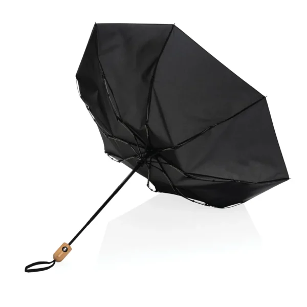 21" Impact AWARE RPET 190T bamboe auto open/dicht paraplu - Afbeelding 3