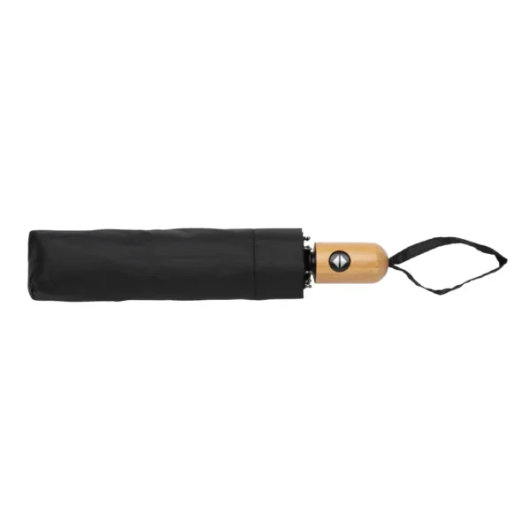 21" Impact AWARE RPET 190T bamboe auto open/dicht paraplu - Afbeelding 5