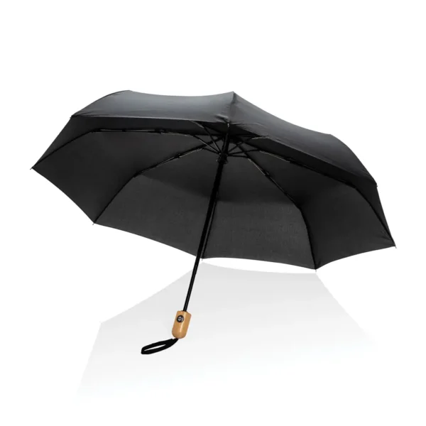 21" Impact AWARE RPET 190T bamboe auto open/dicht paraplu - Afbeelding 7
