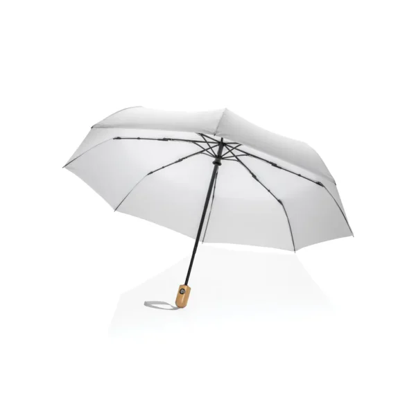 21" Impact AWARE RPET 190T bamboe auto open/dicht paraplu - Afbeelding 19