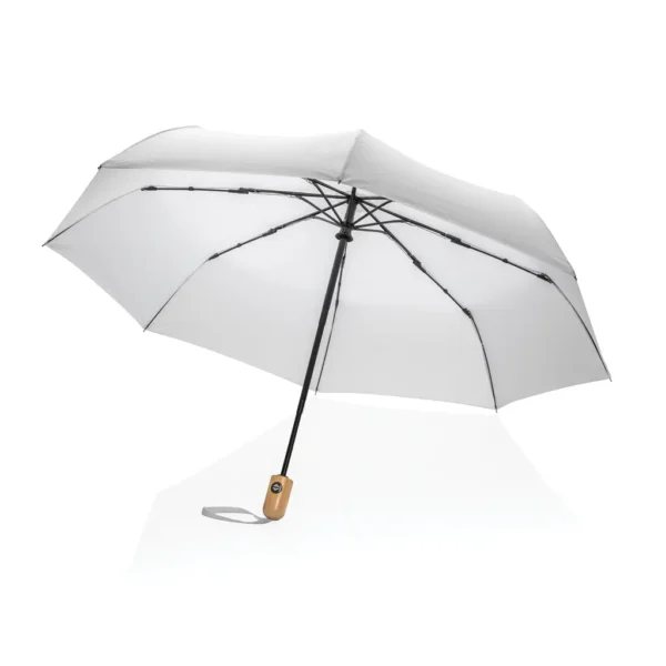 21" Impact AWARE RPET 190T bamboe auto open/dicht paraplu - Afbeelding 25