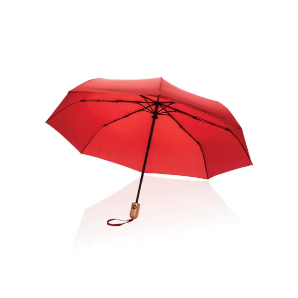 21" Impact AWARE RPET 190T bamboe auto open/dicht paraplu - Afbeelding 27