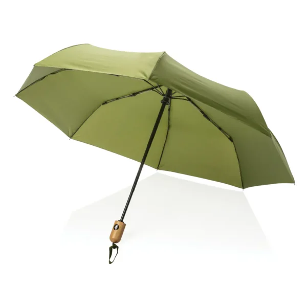 21" Impact AWARE RPET 190T bamboe auto open/dicht paraplu - Afbeelding 49