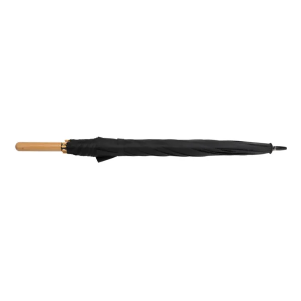 23" Impact AWARE RPET 190T auto open bamboe paraplu - Afbeelding 3