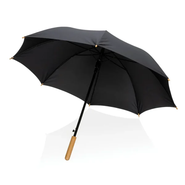 23" Impact AWARE RPET 190T auto open bamboe paraplu - Afbeelding 4