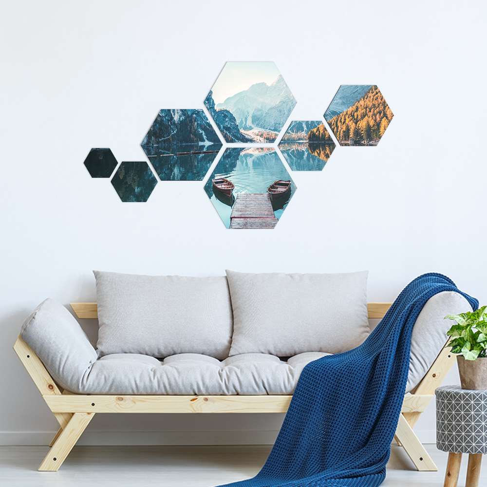 Hexagon fototegels