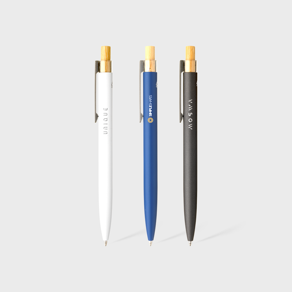 Alvar GRS gerecyclede aluminium bamboe pen