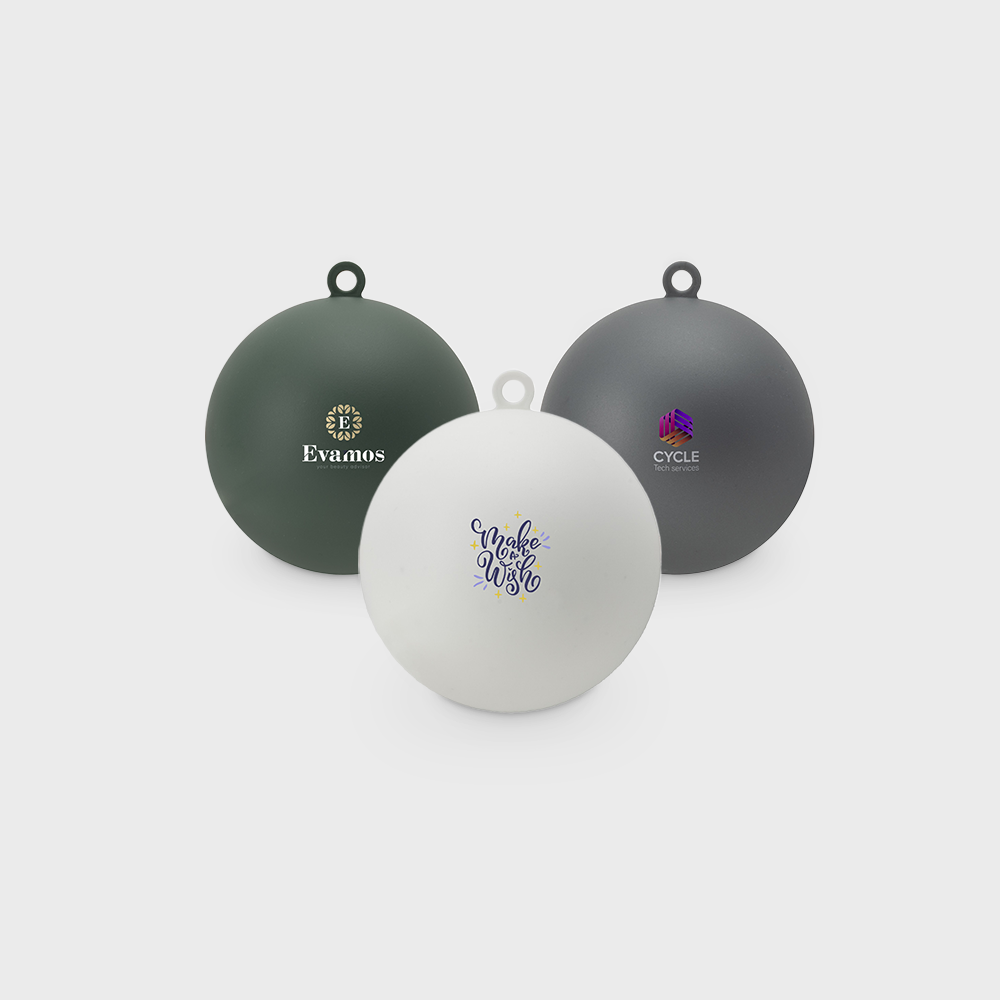 Kerstbal van gerecycled plastic