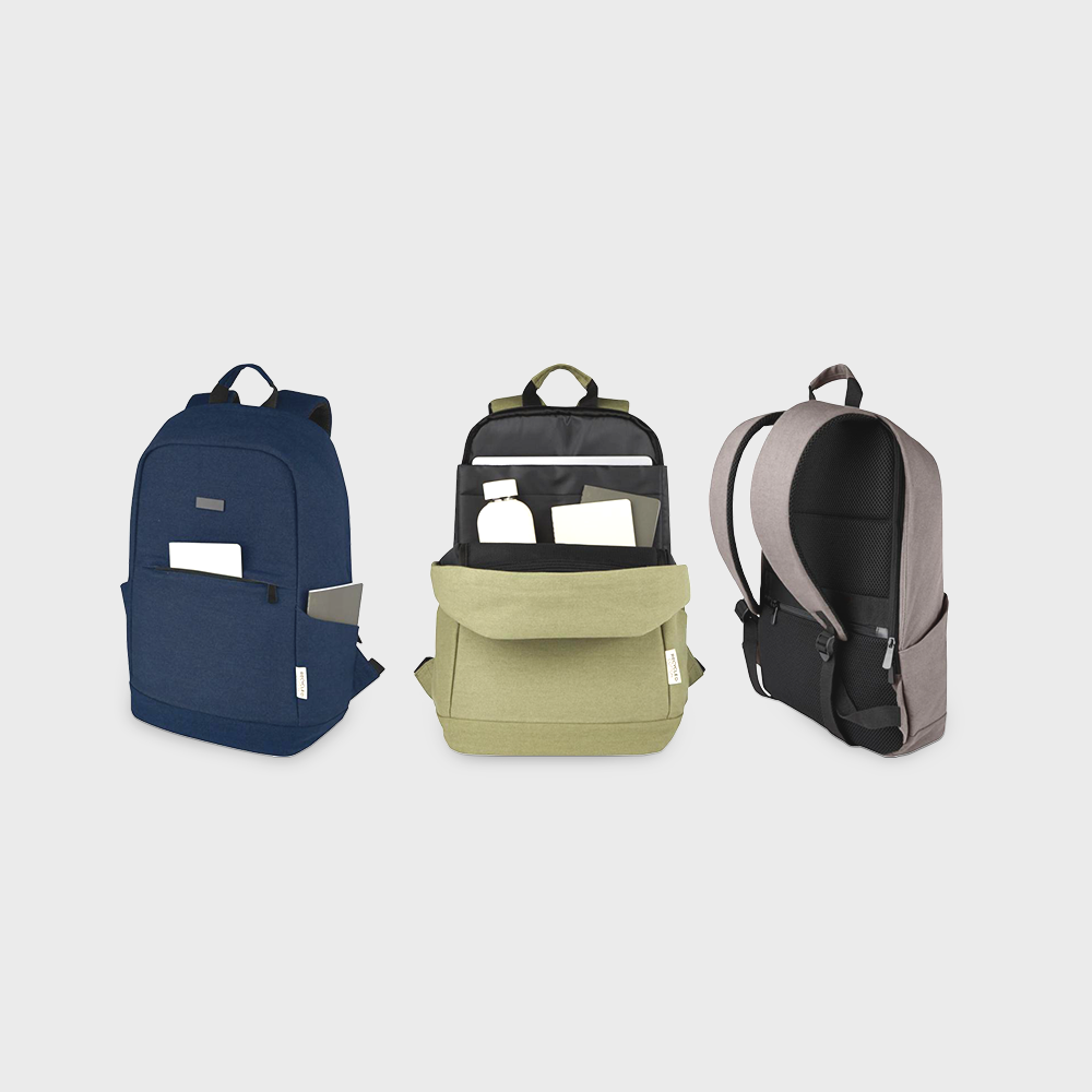 Joey 15.6 inch GRS gerecyclede canvas anti-diefstal laptop rugzak