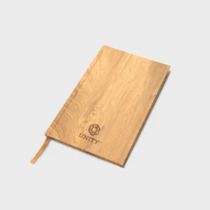 Notitieboek met houtprint