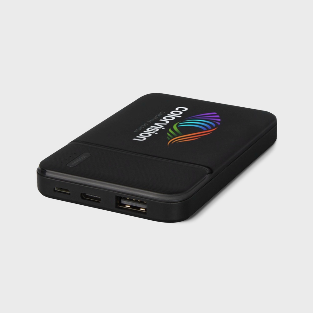 Loop 5000 mAh powerbank van gerecycled plastic