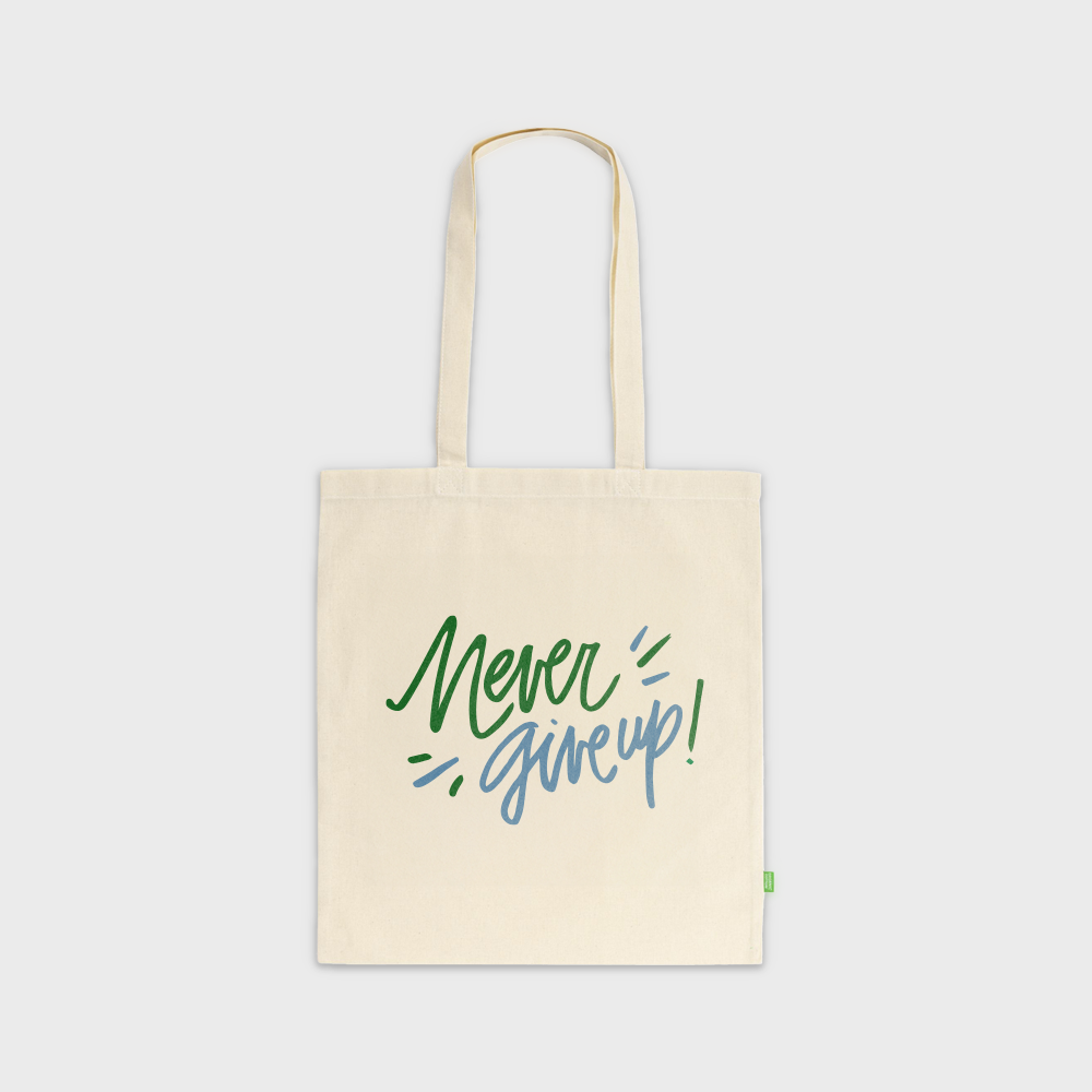 Organic katoenen shopper