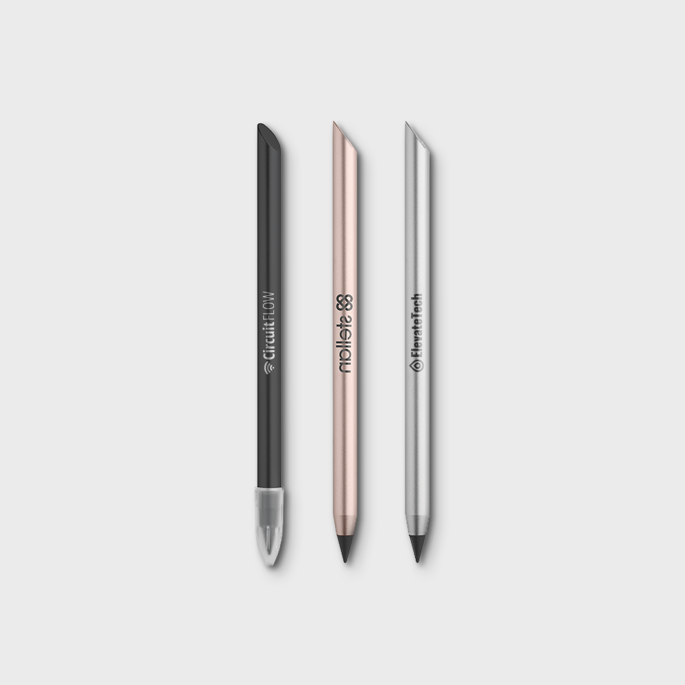 Gerecycled aliminium inktloze pen
