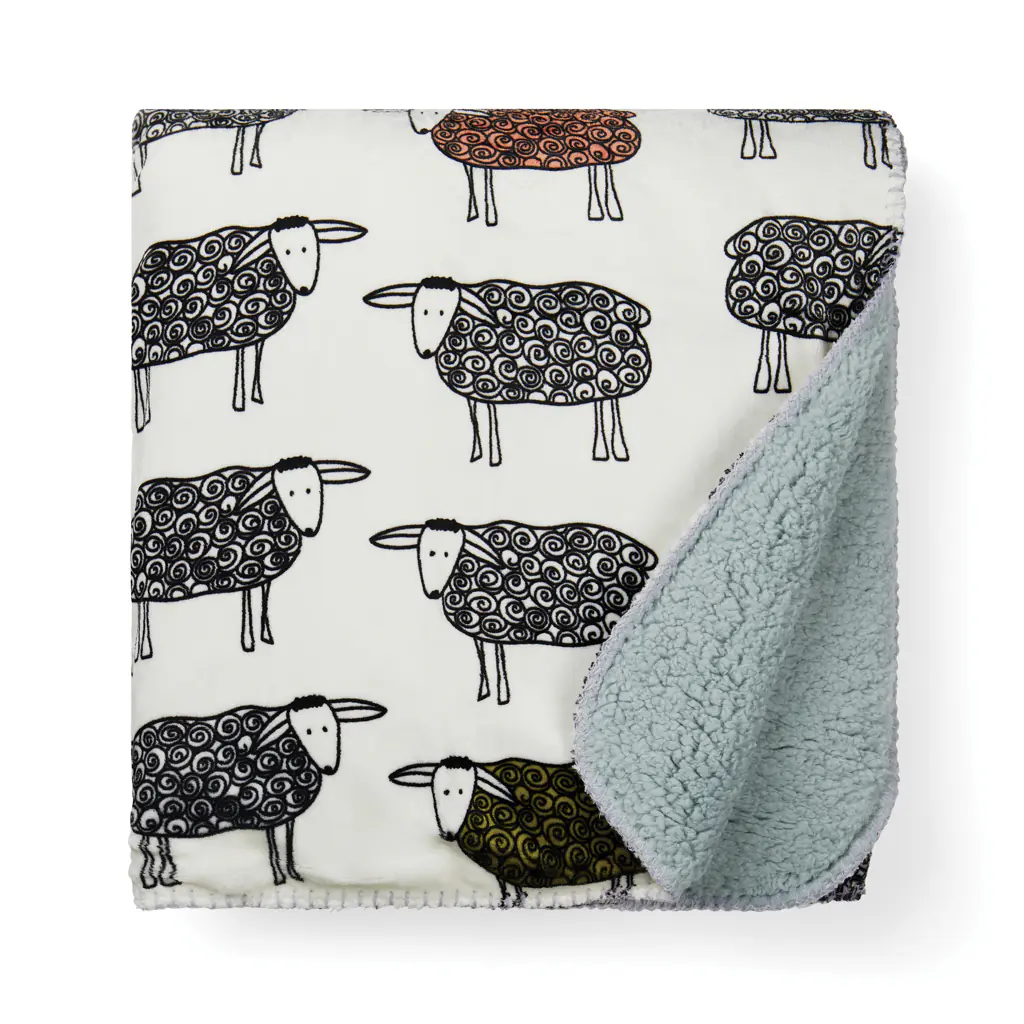 VINGA Sheep grs rPET fleecedeken