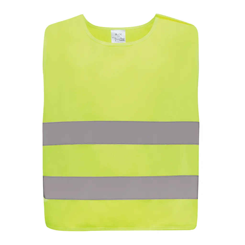grs gerecycled PET reflecterend veiligheidsvest 7-12 jaar
