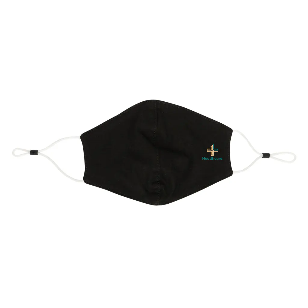 Alternative view of Herbruikbaar 2 laags katoenen gezichtsmasker