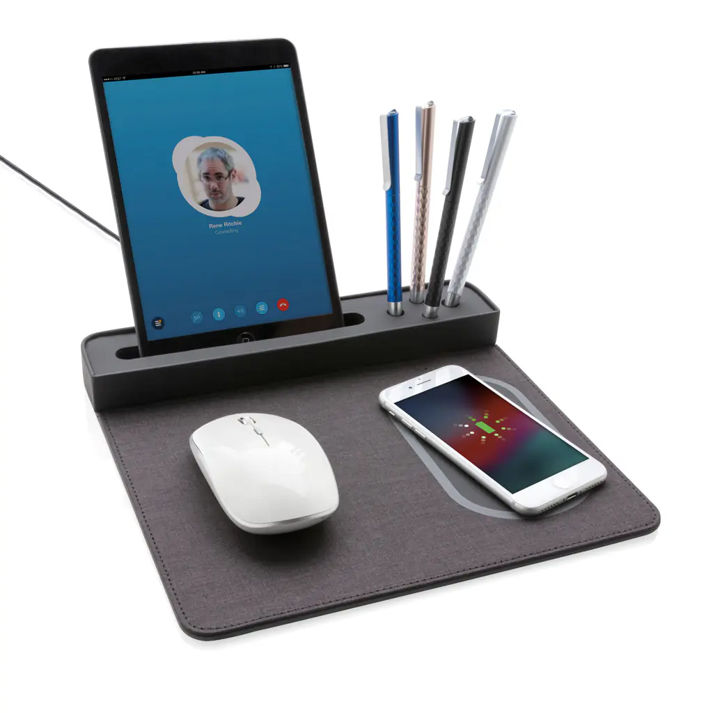 Alternative view of Air muismat met 5W draadloze oplader en USB
