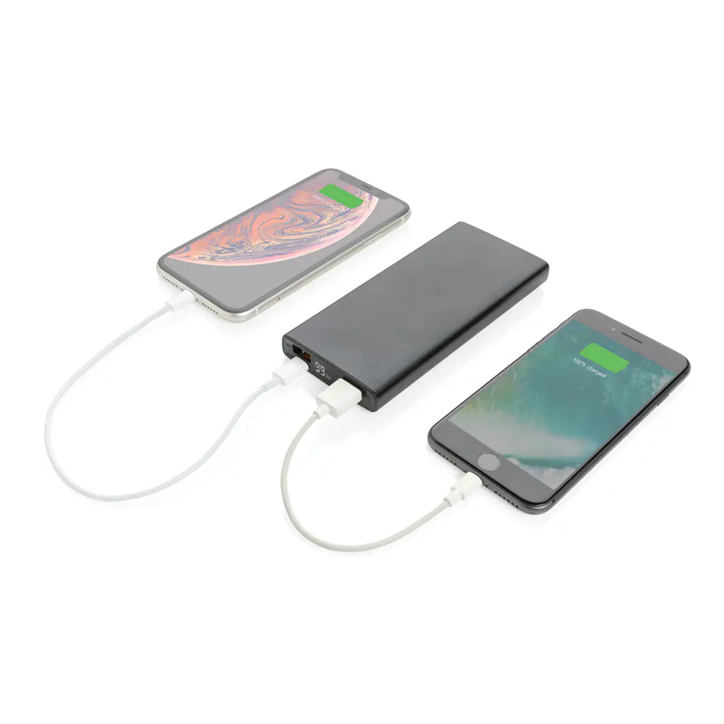 Alternative view of Aluminium 18W 10.000 mAh PD Powerbank