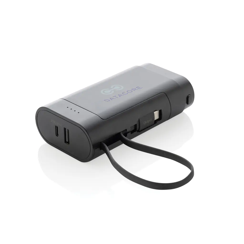 Alternative view of CycleCell 10.000 mAh powerbank met verwijderbare batterij
