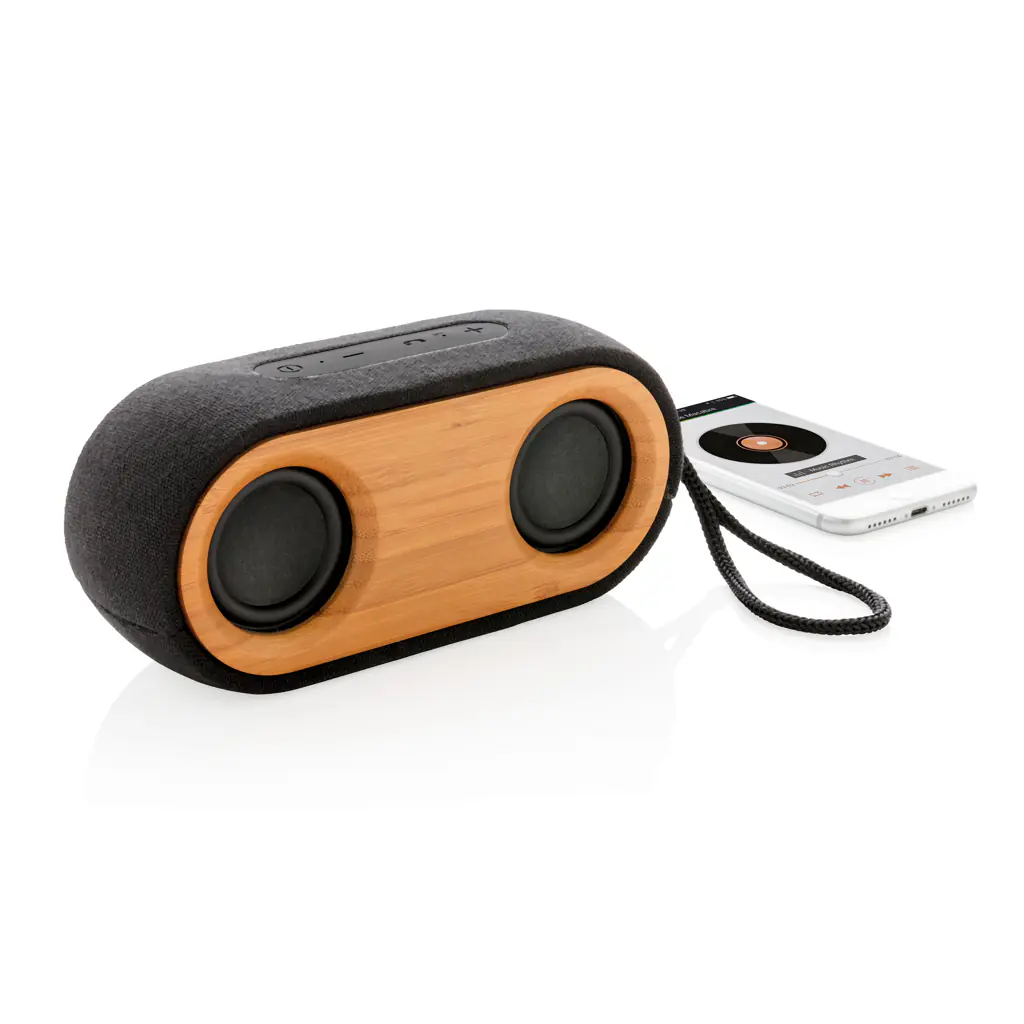 Alternative view of Bamboo X dubbele 10W speaker