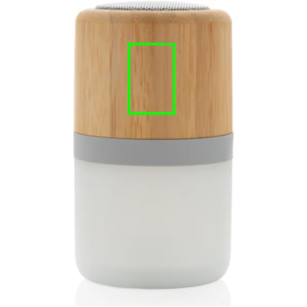 Draadloze bamboe 3W speaker met sfeerlicht - Afbeelding 3