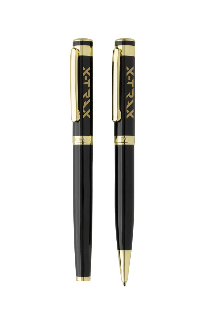 Alternative view of Swiss Peak Luca RCS recycled brass deluxe pen set