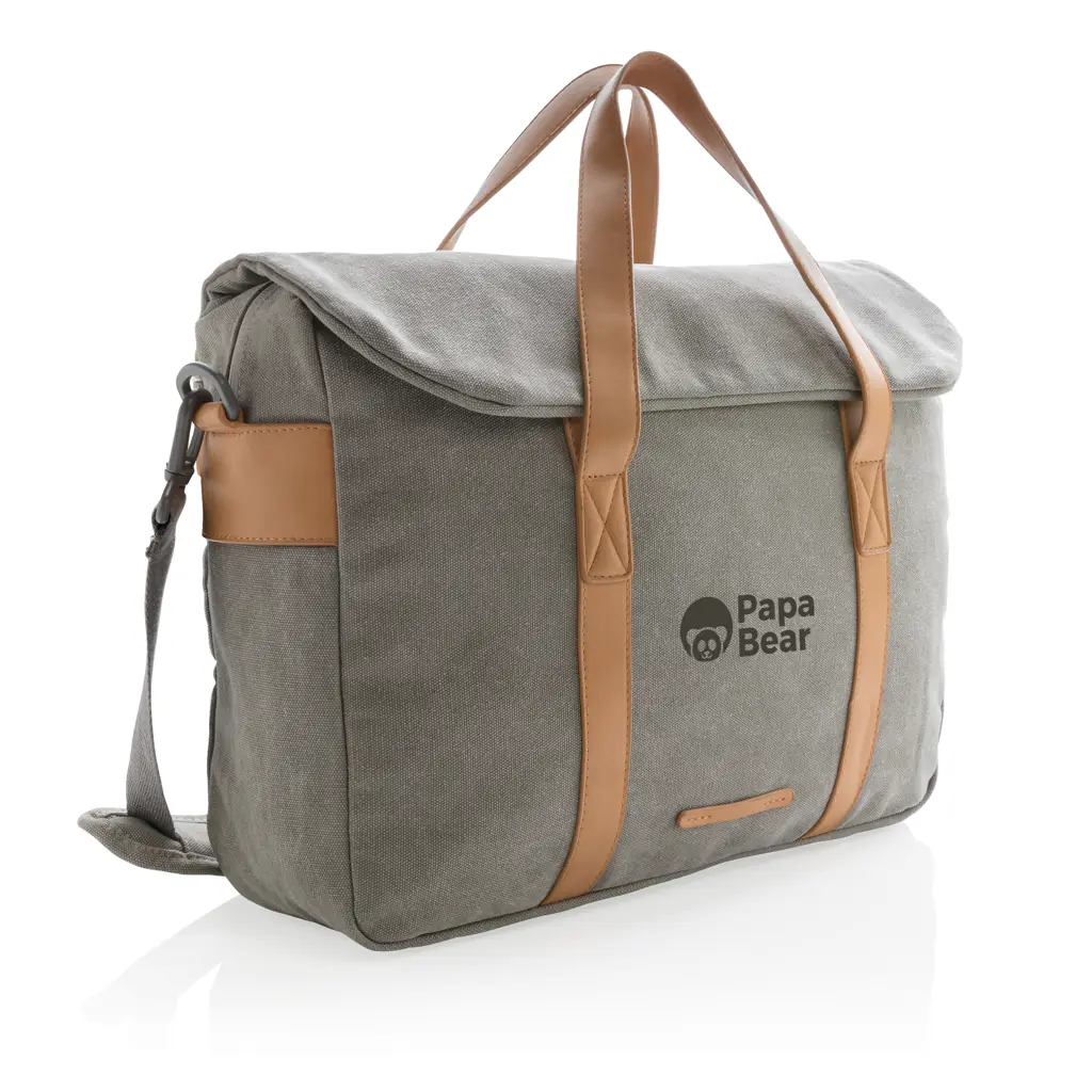 Alternative view of Canvas laptop tas PVC vrij