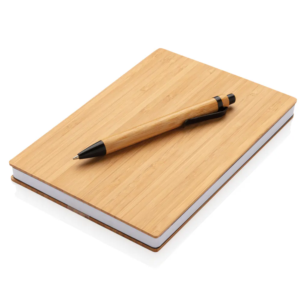 Alternative view of A5 Bamboe notitieboek & pen set