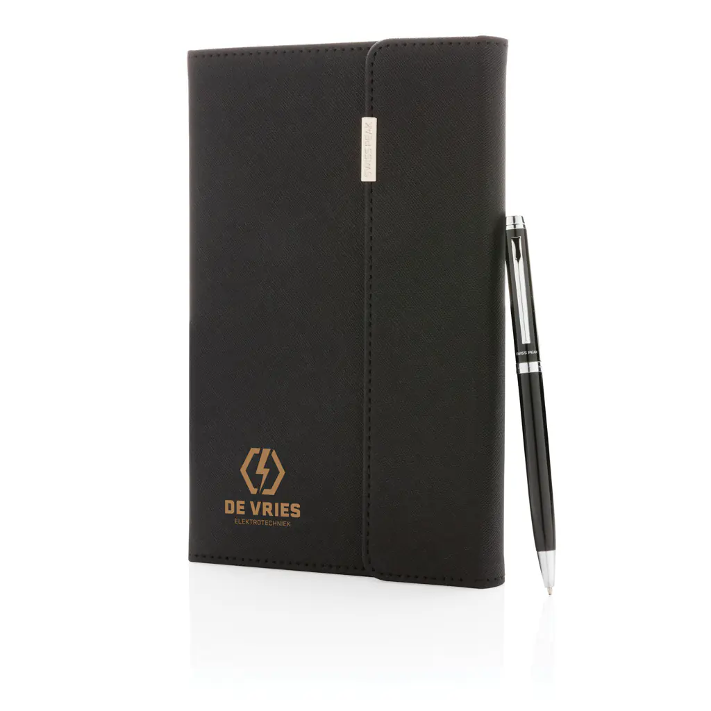 Alternative view of Swiss Peak deluxe A5 notitieboek en pen set