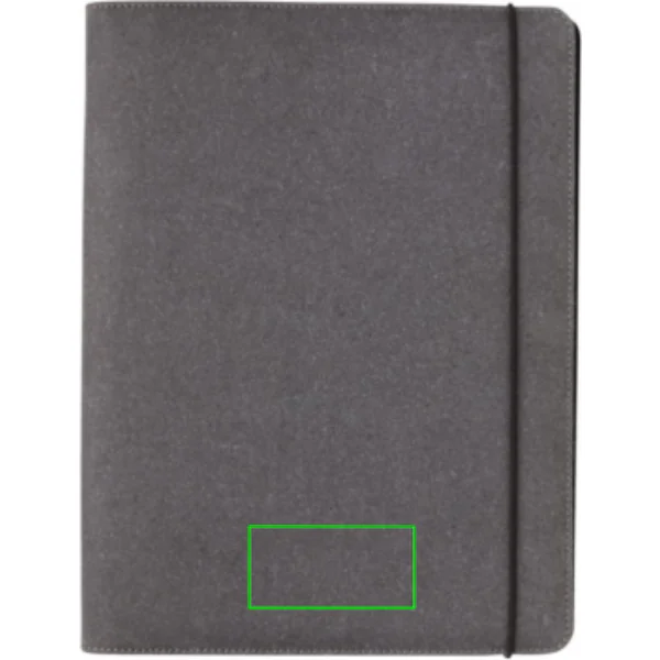 Gerecycled lederen portfolio A4 - Afbeelding 3