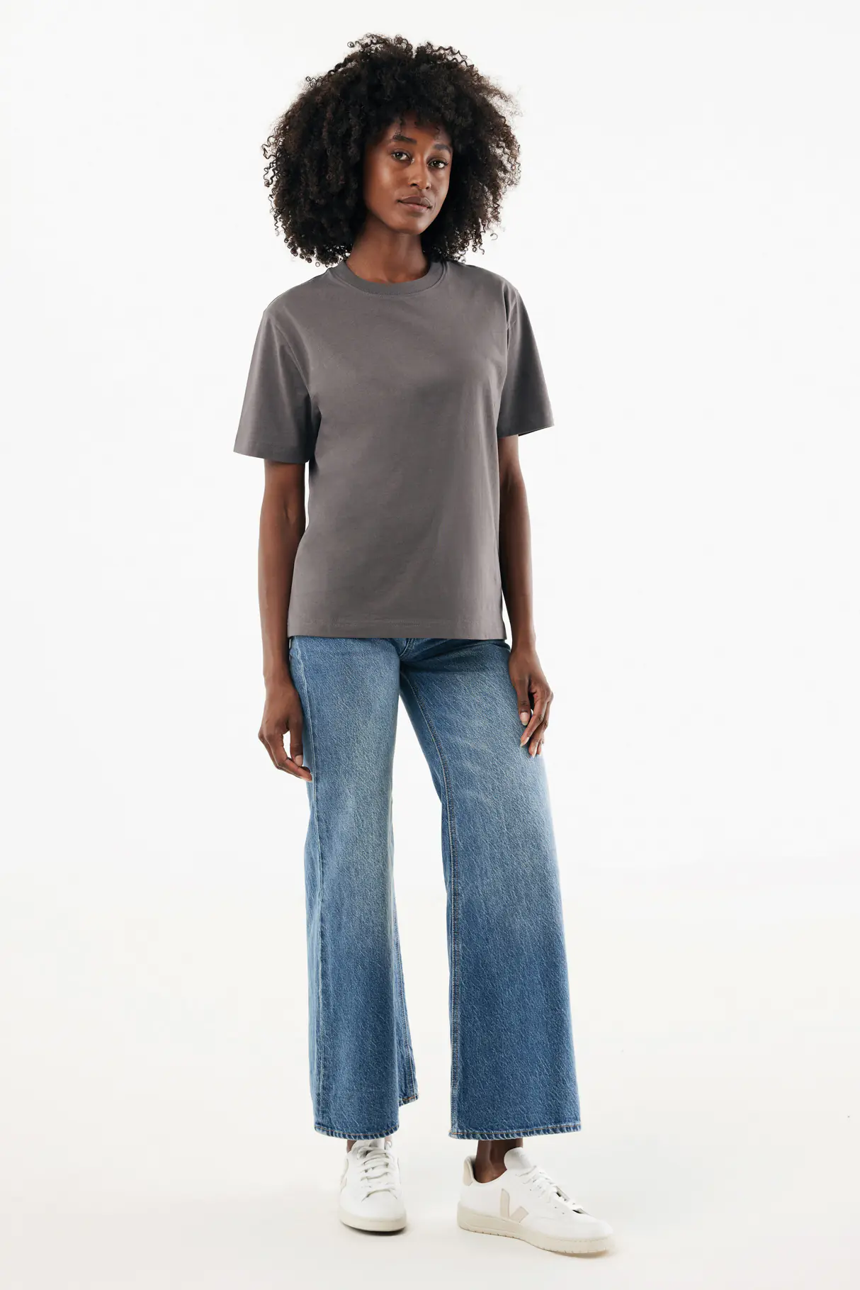 IQONIQ Nikko heavyweight gerecycled katoen t-shirt