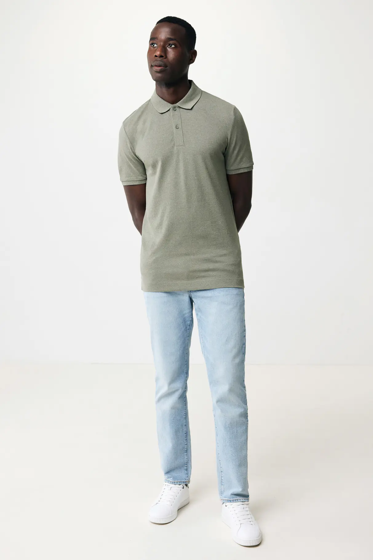 IQONIQ Yosemite gerecycled katoen pique polo