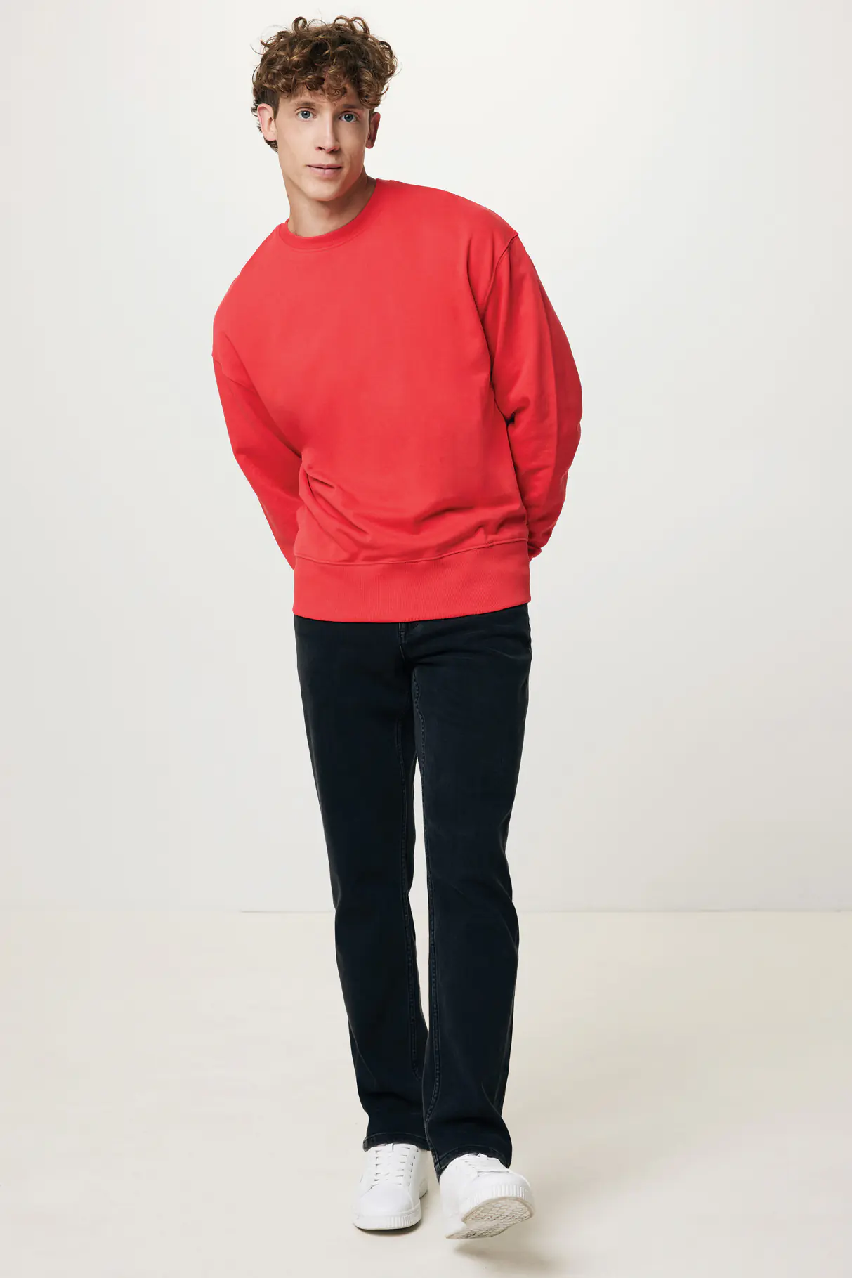 IQONIQ Kruger gerecycled katoen relaxed sweater - Afbeelding 6