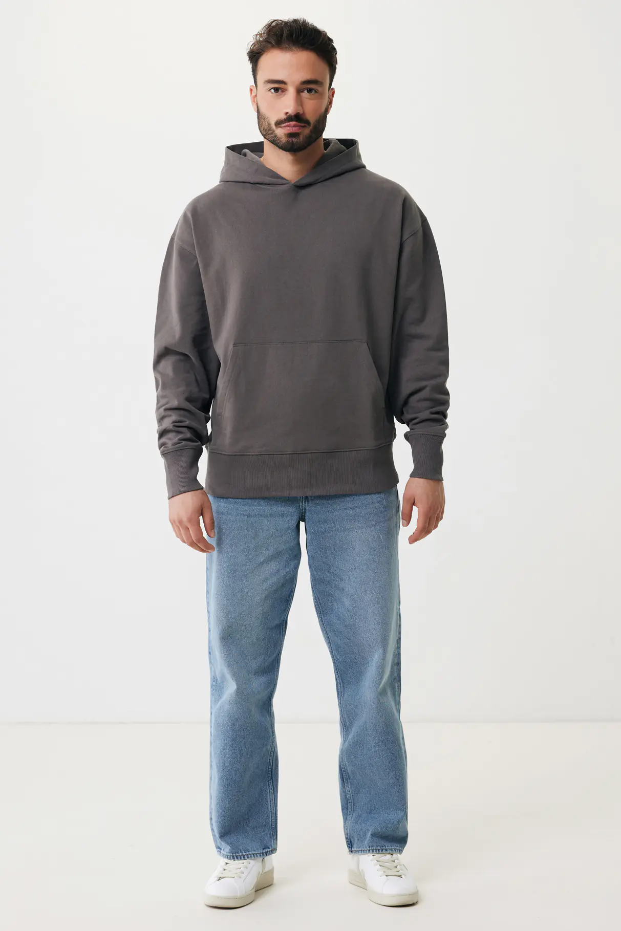 IQONIQ Yoho gerecycled katoen relaxed hoodie - Afbeelding 4