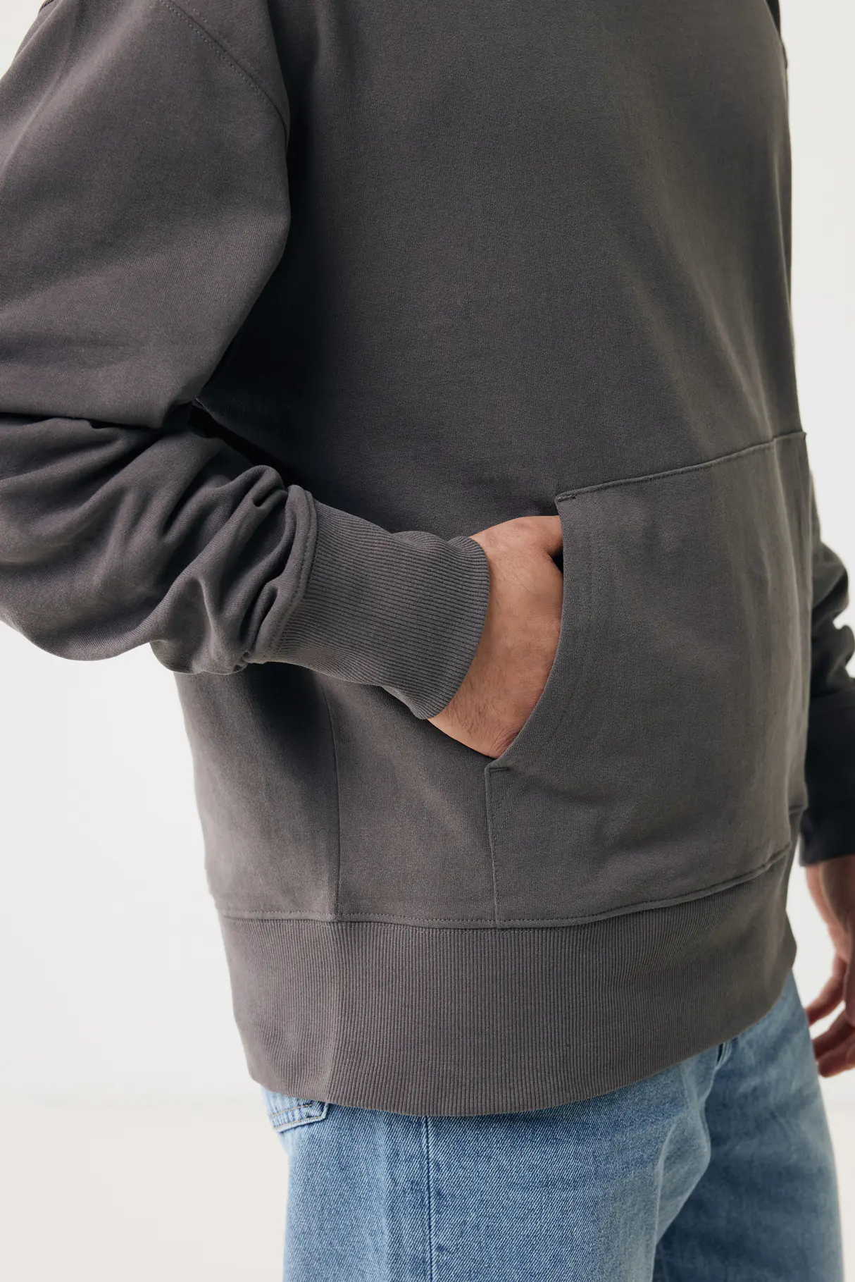 IQONIQ Yoho gerecycled katoen relaxed hoodie - Afbeelding 6