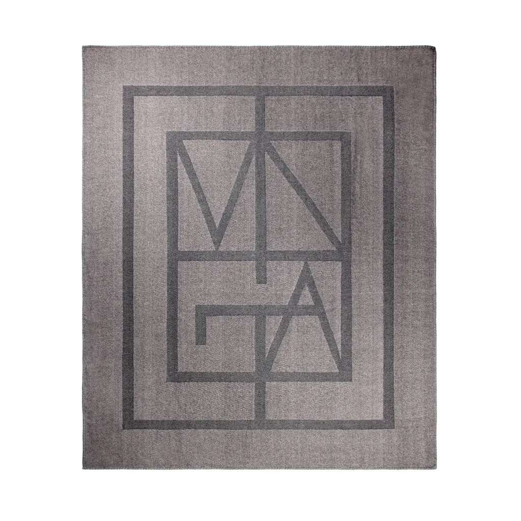 VINGA Monogram grs deken