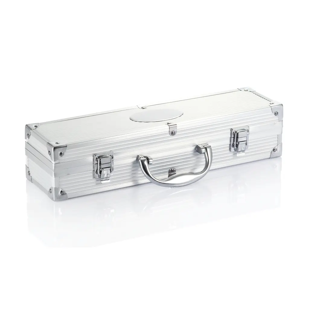 Alternative view of 3-delige barbecue set in aluminium koffer