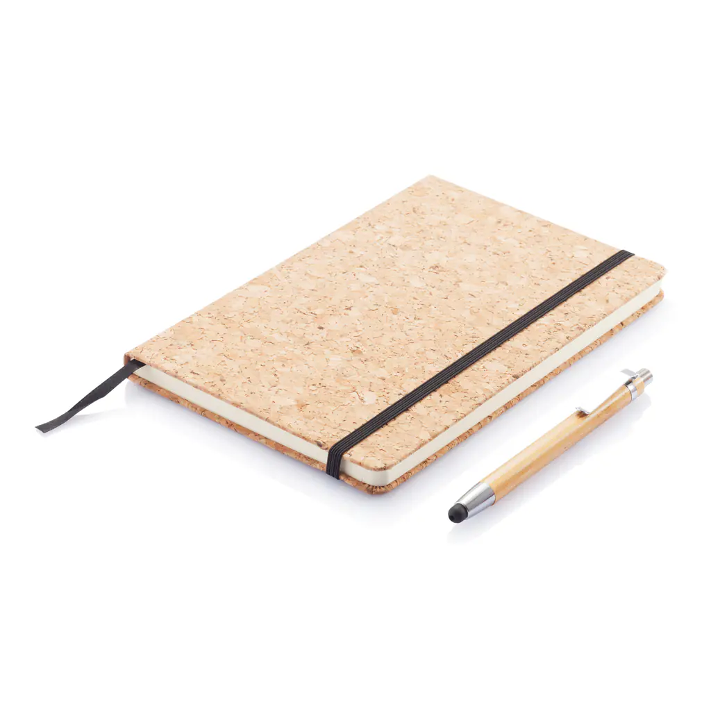 Alternative view of A5 kurken notitieboek incl. touchscreen pen