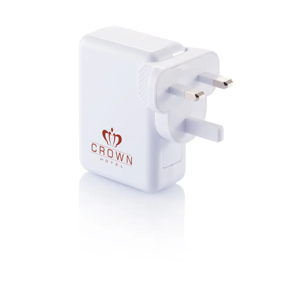 Alternative view of Reisstekker met 4 USB poorten