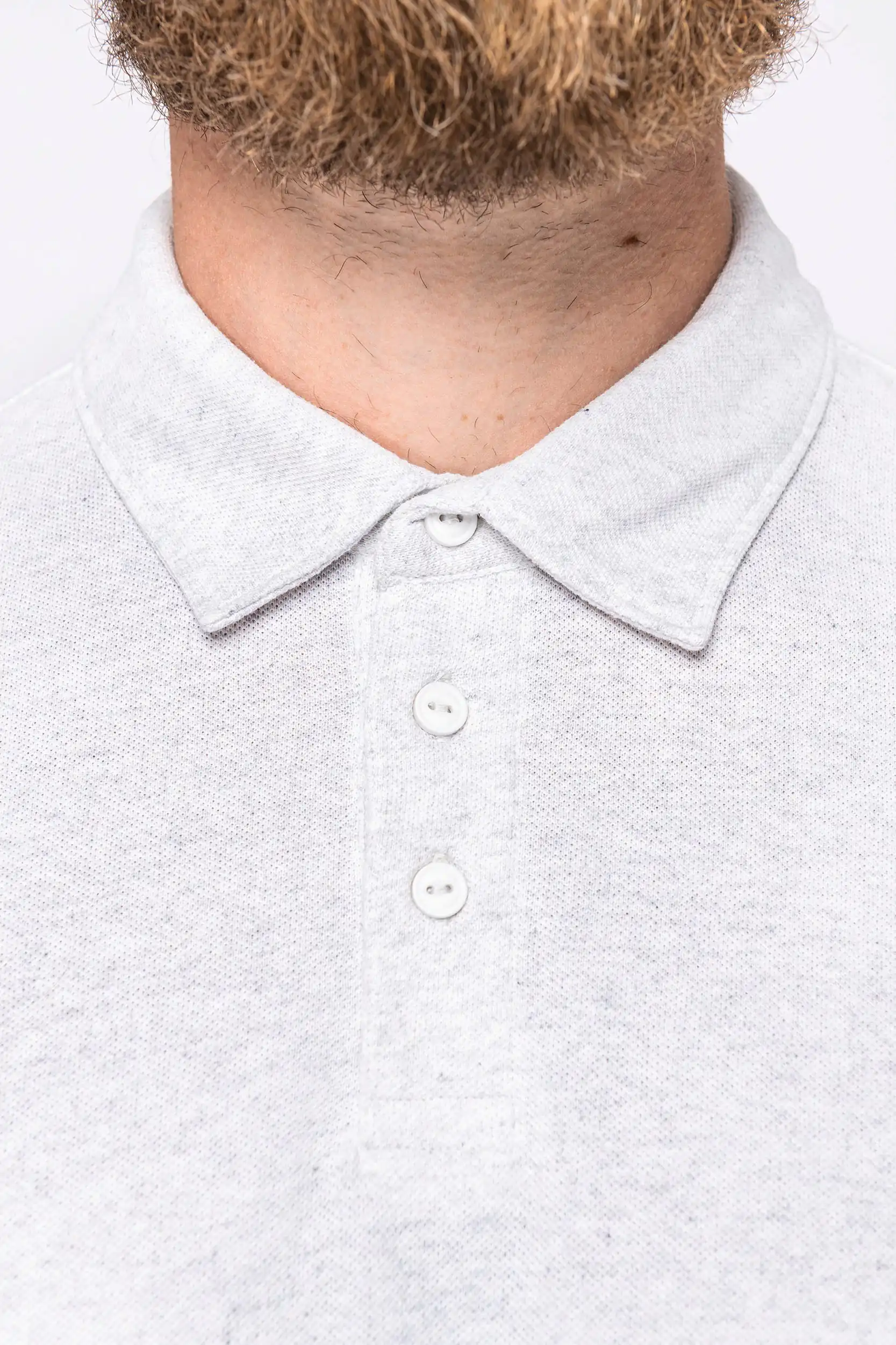 Ecologische gerecycled herenpolo - Afbeelding 4