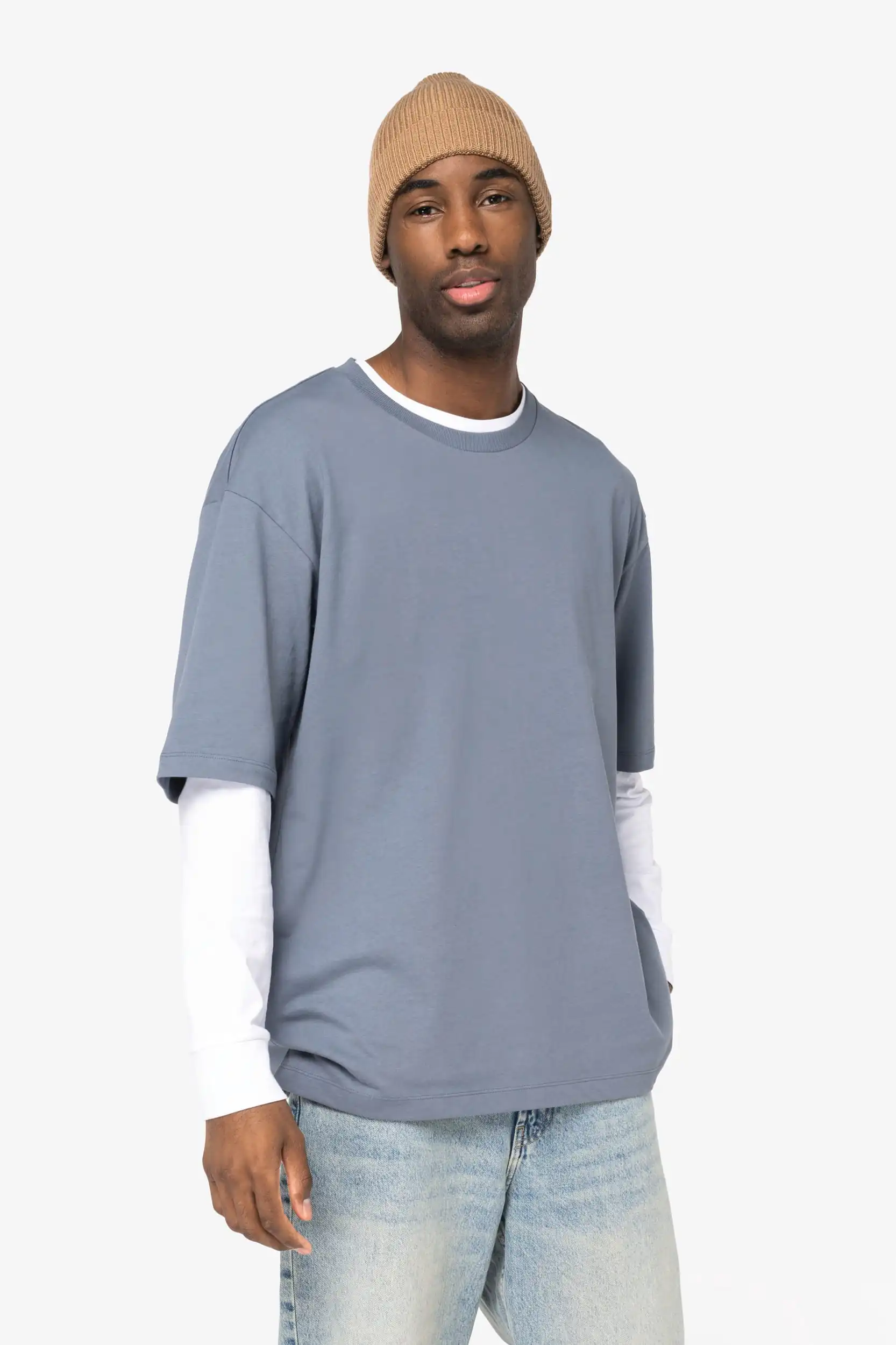 Ecologische oversized heren-t-shirt