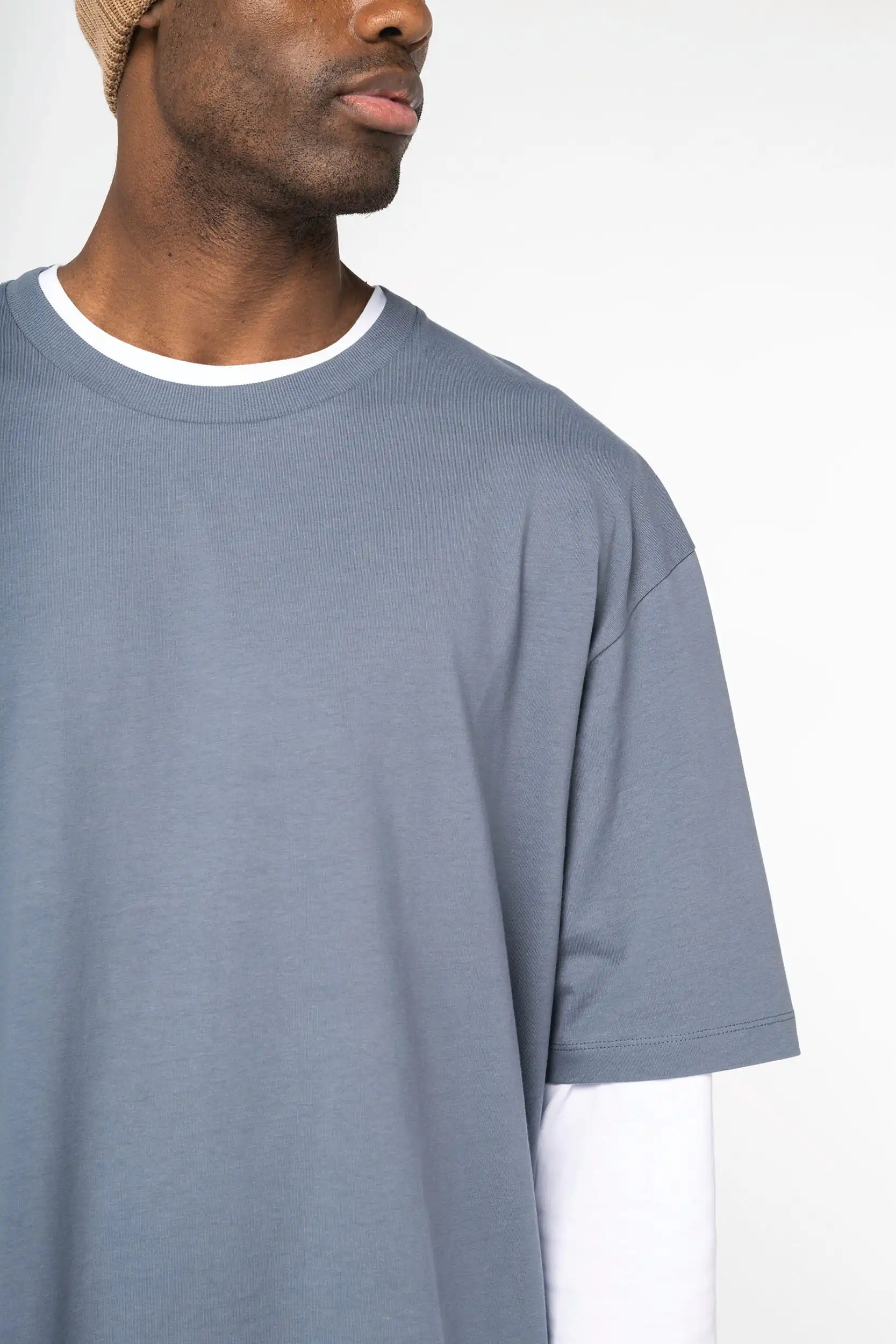 Ecologische oversized heren-t-shirt - Afbeelding 5